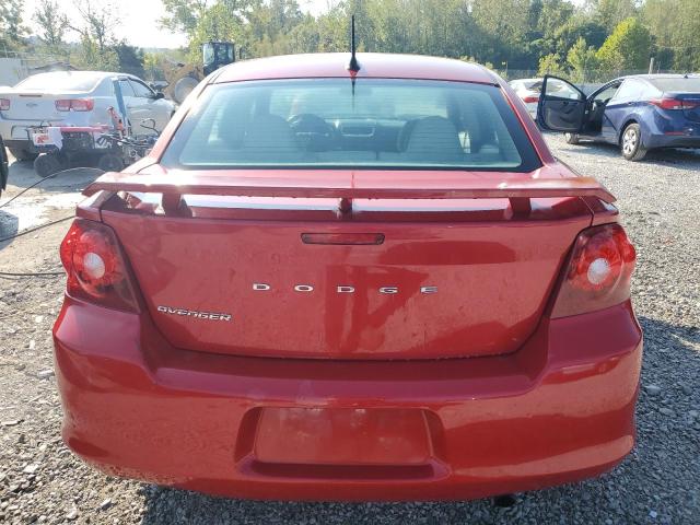 1C3CDZAB8EN139698 - 2014 DODGE AVENGER SE Կարմիր լուսանկար 6