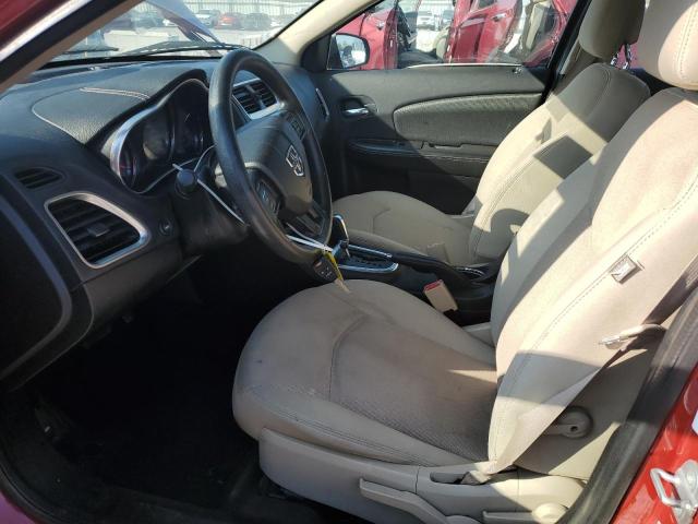 1C3CDZAB8EN139698 - 2014 DODGE AVENGER SE Կարմիր լուսանկար 7