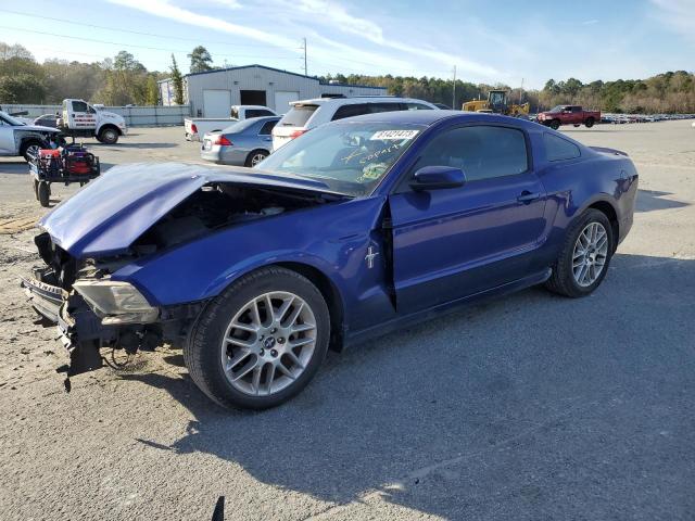1ZVBP8AMXD5243275 - 2013 FORD MUSTANG BLUE photo 1
