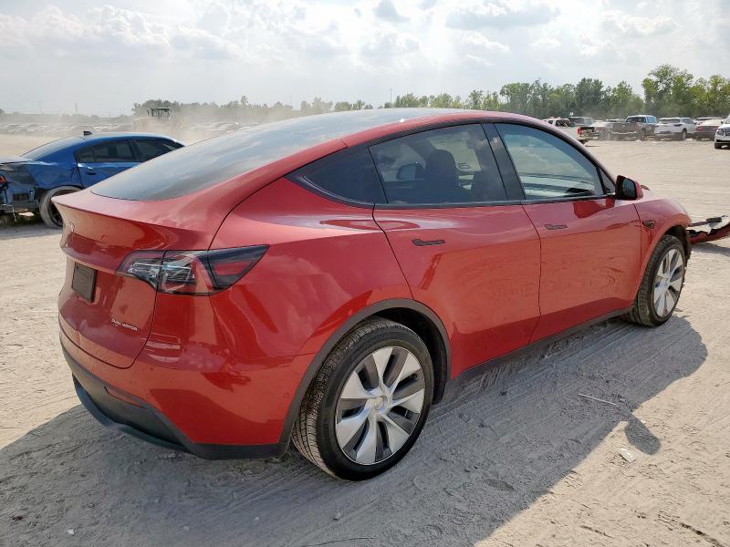 7SAYGDEE9NA019357 - 2022 TESLA MODEL Y 红色 照片 3