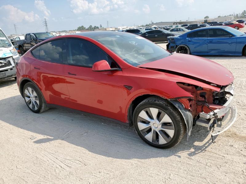 7SAYGDEE9NA019357 - 2022 TESLA MODEL Y 红色 照片 4