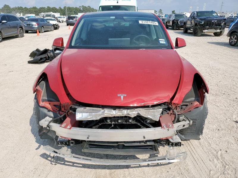 7SAYGDEE9NA019357 - 2022 TESLA MODEL Y 红色 照片 5