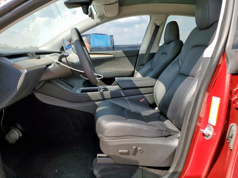 7SAYGDEE9NA019357 - 2022 TESLA MODEL Y 红色 照片 7