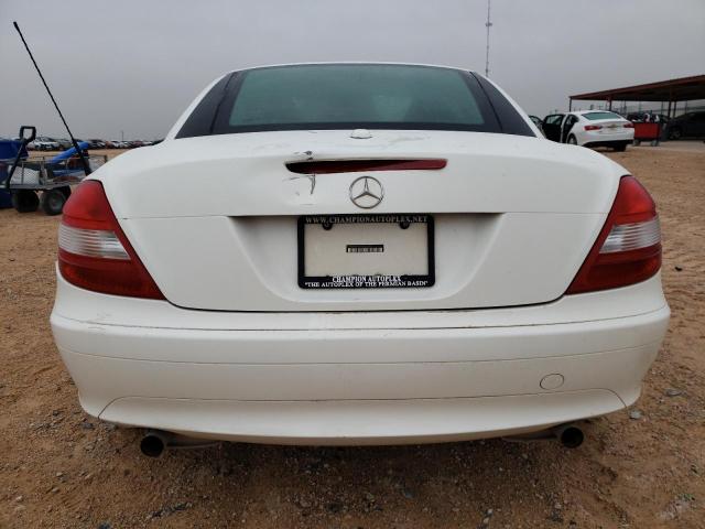 WDBWK54F57F141569 - 2007 MERCEDES-BENZ SLK 280 WHITE photo 6