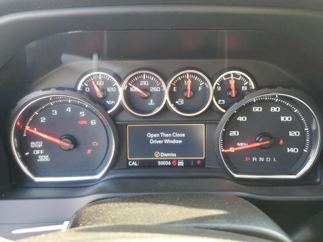 1GCPYJEKXMZ437626 - 2021 CHEVROLET SILVERADO K1500 LT შავი ფოტო 9