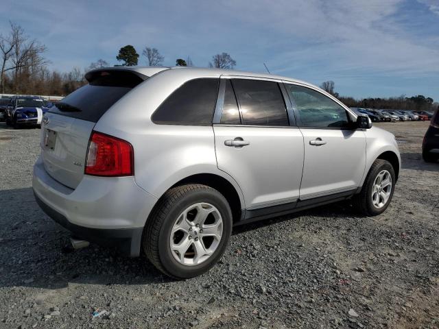 2FMDK3JC4EBA88963 - 2014 FORD EDGE SEL SILVER photo 3