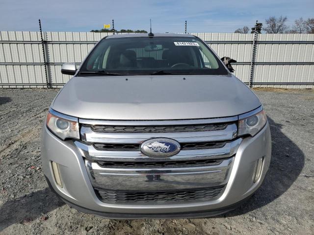 2FMDK3JC4EBA88963 - 2014 FORD EDGE SEL SILVER photo 5