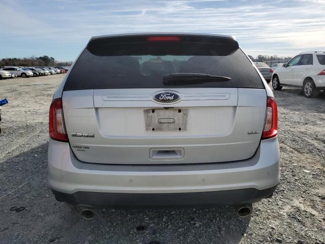 2FMDK3JC4EBA88963 - 2014 FORD EDGE SEL SILVER photo 6