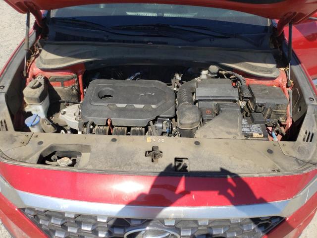 5NMS33AD7LH234594 - 2020 HYUNDAI SANTA FE SEL RED photo 12