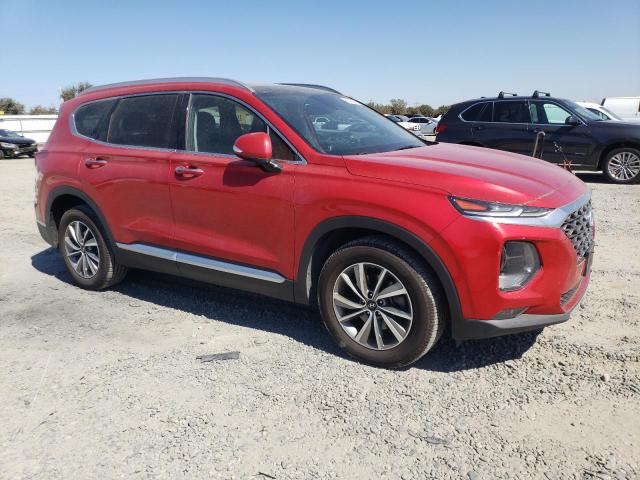 5NMS33AD7LH234594 - 2020 HYUNDAI SANTA FE SEL RED photo 4