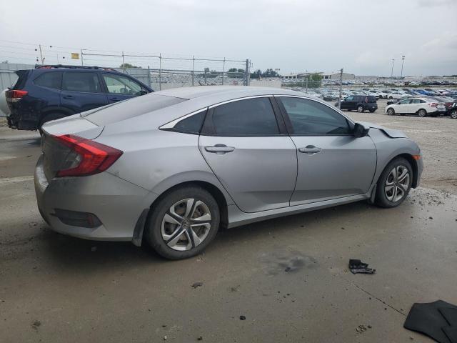 19XFC2F59JE011149 - 2018 HONDA CIVIC LX ვერცხლისფერი ფოტო 3