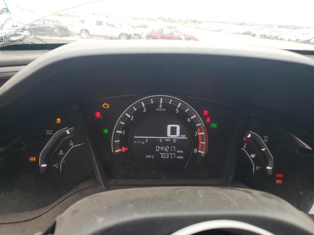 19XFC2F59JE011149 - 2018 HONDA CIVIC LX ვერცხლისფერი ფოტო 9