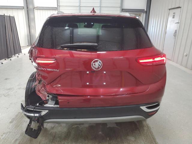 LRBAZLR47PD061672 - 2023 BUICK ENVISION PREFERRED წითელი ფოტო 6