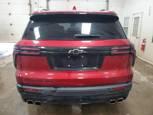 1GNEVGKS4RJ160959 - 2024 CHEVROLET TRAVERSE LT RED photo 6