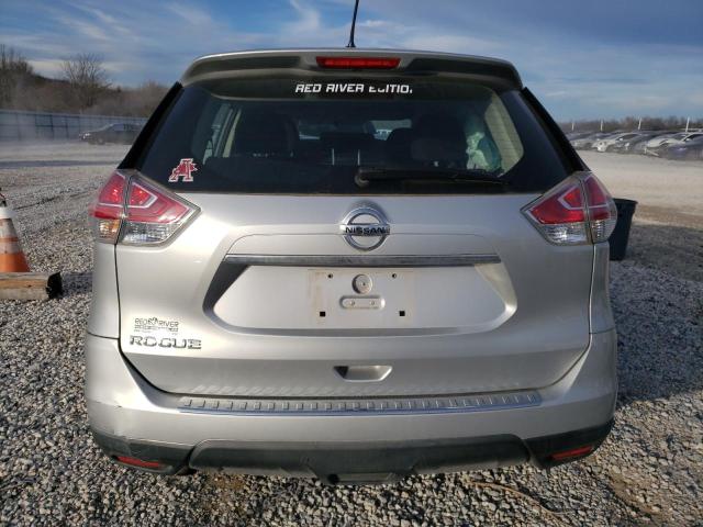 KNMAT2MTXFP565805 - 2015 NISSAN ROGUE S SILVER photo 6