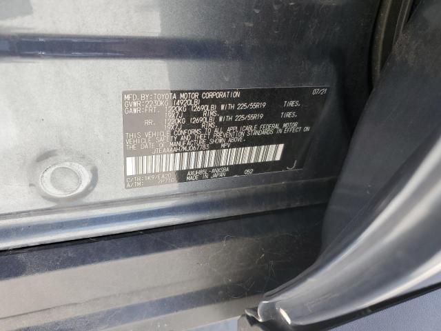 JTEAAAAH7MJ067783 - 2021 TOYOTA VENZA LE أزرق صورة 14