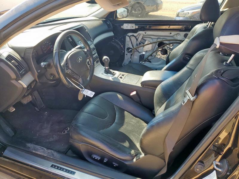 JNKCV64E69M603529 - 2009 INFINITI G37 BASE BLACK photo 7