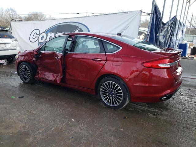 3FA6P0K94HR124565 - 2017 FORD FUSION TITANIUM MAROON photo 2