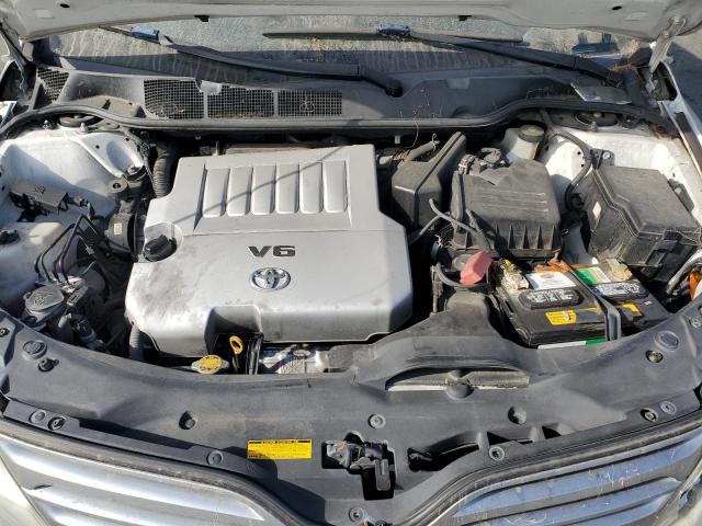 4T3ZK3BBXCU049725 - 2012 TOYOTA VENZA LE თეთრი ფოტო 11