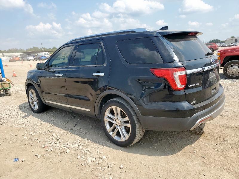 1FM5K7F83HGC32645 - 2017 FORD EXPLORER LIMITED BLACK photo 2