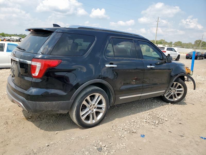 1FM5K7F83HGC32645 - 2017 FORD EXPLORER LIMITED BLACK photo 3