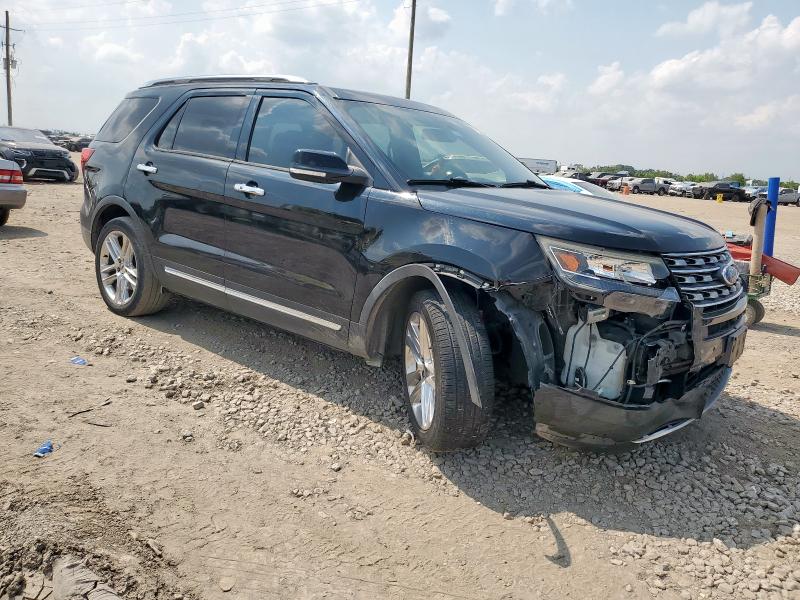 1FM5K7F83HGC32645 - 2017 FORD EXPLORER LIMITED BLACK photo 4