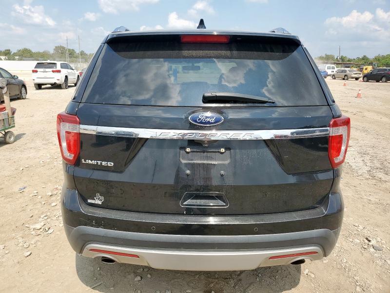1FM5K7F83HGC32645 - 2017 FORD EXPLORER LIMITED BLACK photo 6