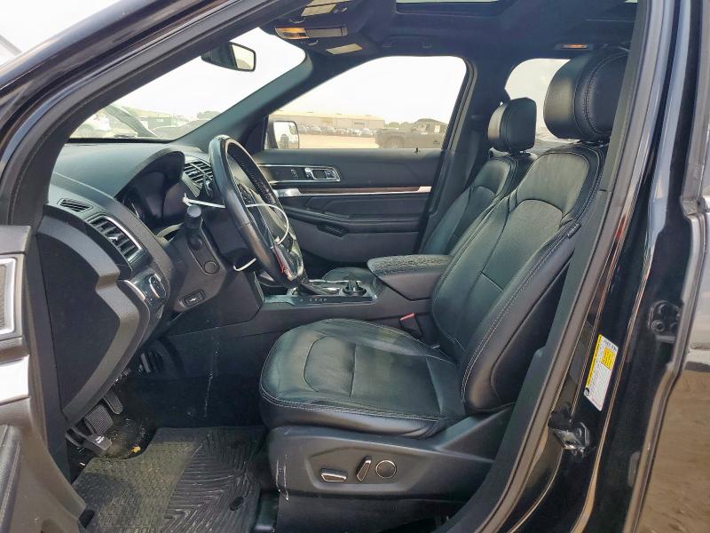 1FM5K7F83HGC32645 - 2017 FORD EXPLORER LIMITED BLACK photo 7
