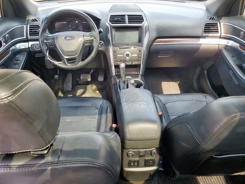 1FM5K7F83HGC32645 - 2017 FORD EXPLORER LIMITED BLACK photo 8