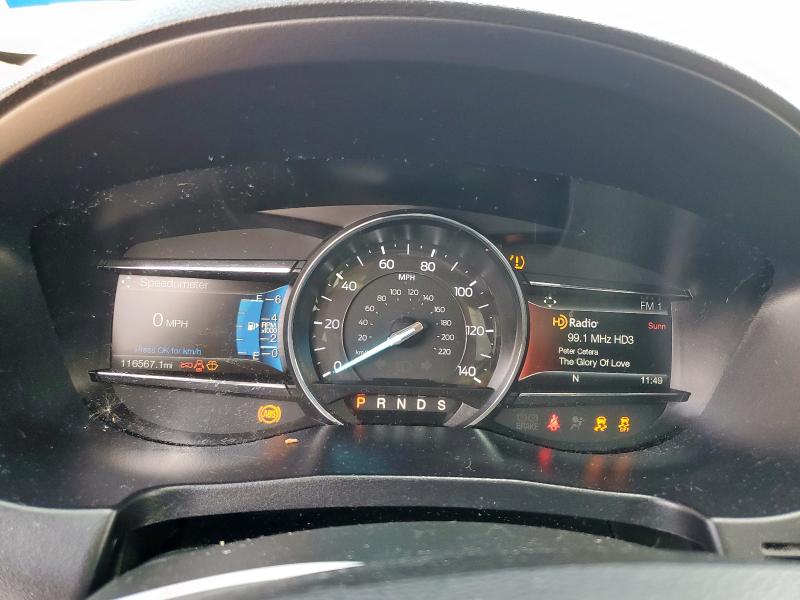 1FM5K7F83HGC32645 - 2017 FORD EXPLORER LIMITED BLACK photo 9