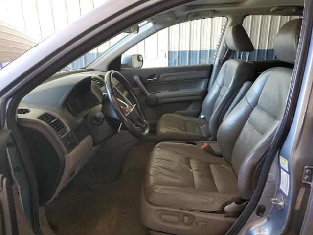 5J6RE48778L038542 - 2008 HONDA CR-V EXL BLUE photo 7