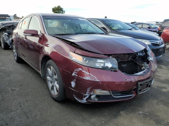 19UUA8F59CA031716 - 2012 ACURA TL BURGUNDY photo 4