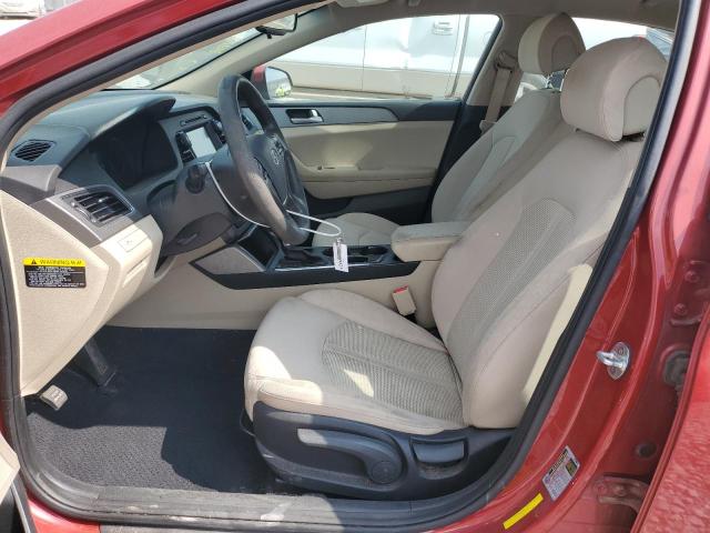 5NPE24AF4HH496879 - 2017 HYUNDAI SONATA SE 红色 照片 7