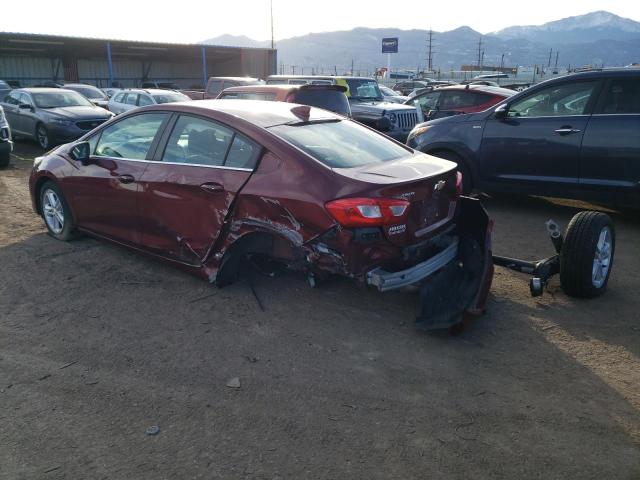 1G1BE5SM2G7232651 - 2016 CHEVROLET CRUZE LT RED photo 2