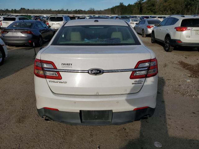 1FAHP2E86EG132760 - 2014 FORD TAURUS SEL WHITE photo 6