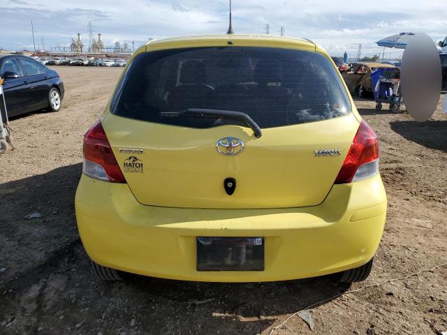 JTDJT903995228864 - 2009 TOYOTA YARIS YELLOW photo 6