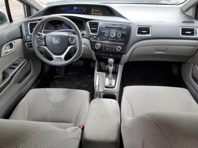 2HGFB2F42DH107581 - 2013 HONDA CIVIC LX SILVER photo 8