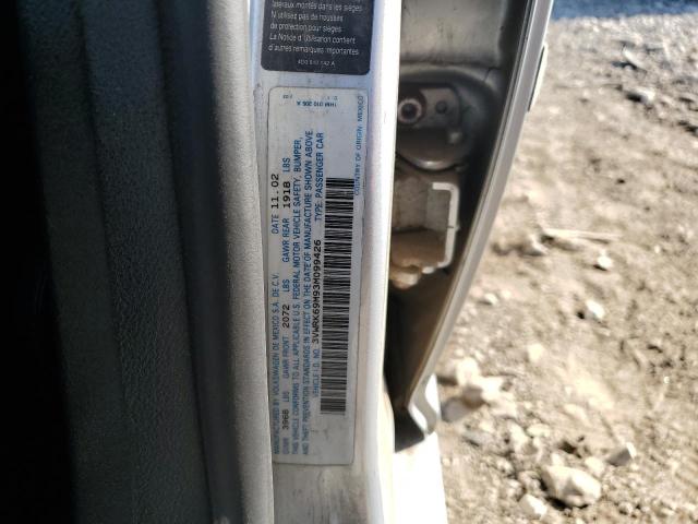 3VWRK69M93M099426 - 2003 VOLKSWAGEN JETTA GL SILVER photo 12