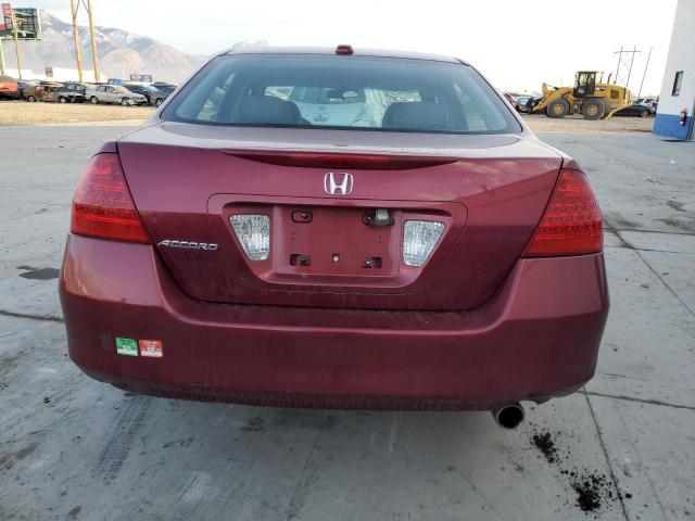 1HGCM56876A009066 - 2006 HONDA ACCORD EX BURGUNDY photo 6