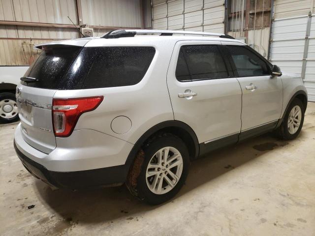 1FM5K7D86FGA26624 - 2015 FORD EXPLORER XLT SILVER photo 3