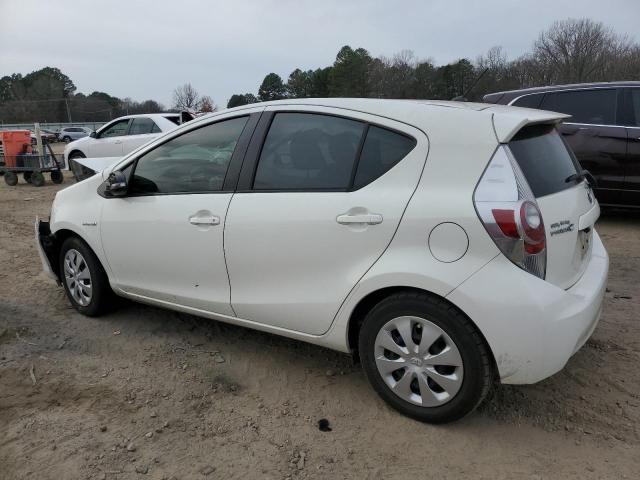 JTDKDTB34E1085691 - 2014 TOYOTA PRIUS C WHITE photo 2