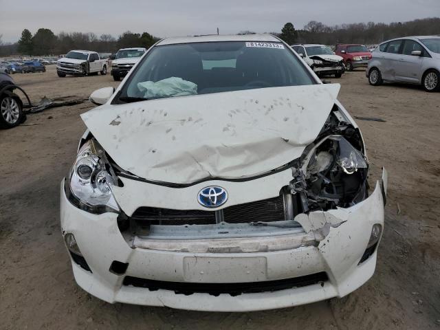 JTDKDTB34E1085691 - 2014 TOYOTA PRIUS C WHITE photo 5