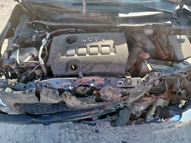 JTDBU4EE3AJ068121 - 2010 TOYOTA COROLLA BASE رمادي صورة 11