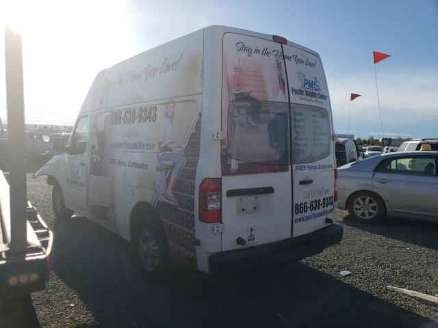 1N6BF0LY9EN104082 - 2014 NISSAN NV 2500 WHITE photo 2