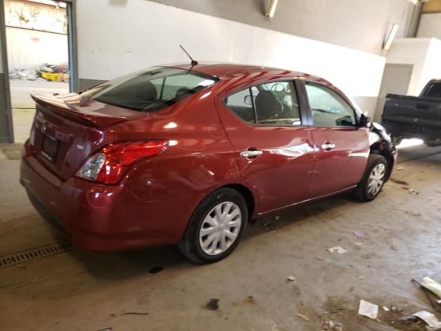 3N1CN7AP9KL835560 - 2019 NISSAN VERSA S RED photo 3