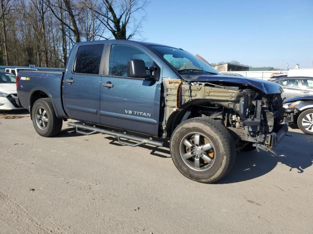 1N6AA0ECXFN511714 - 2015 NISSAN TITAN S BLUE photo 4