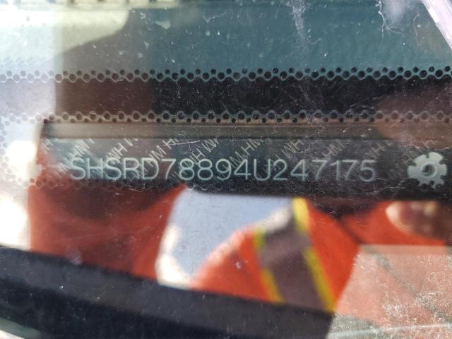 SHSRD78894U247175 - 2004 HONDA CR-V EX ვერცხლისფერი ფოტო 13