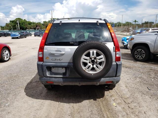 SHSRD78894U247175 - 2004 HONDA CR-V EX ვერცხლისფერი ფოტო 6