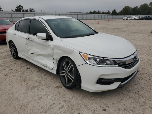 1HGCR2F54HA198963 - 2017 HONDA ACCORD SPORT WHITE photo 4