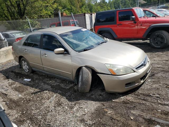 3HGCM56477G704003 - 2007 HONDA ACCORD LX Złoty zdjęcie 4